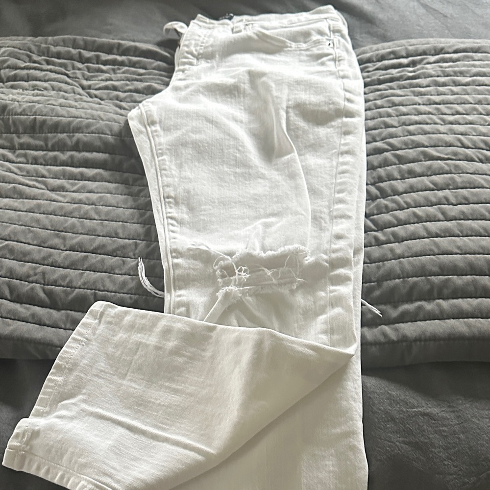 J. Crew White Straight Leg Women Jeans